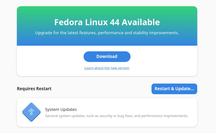 Upgrades