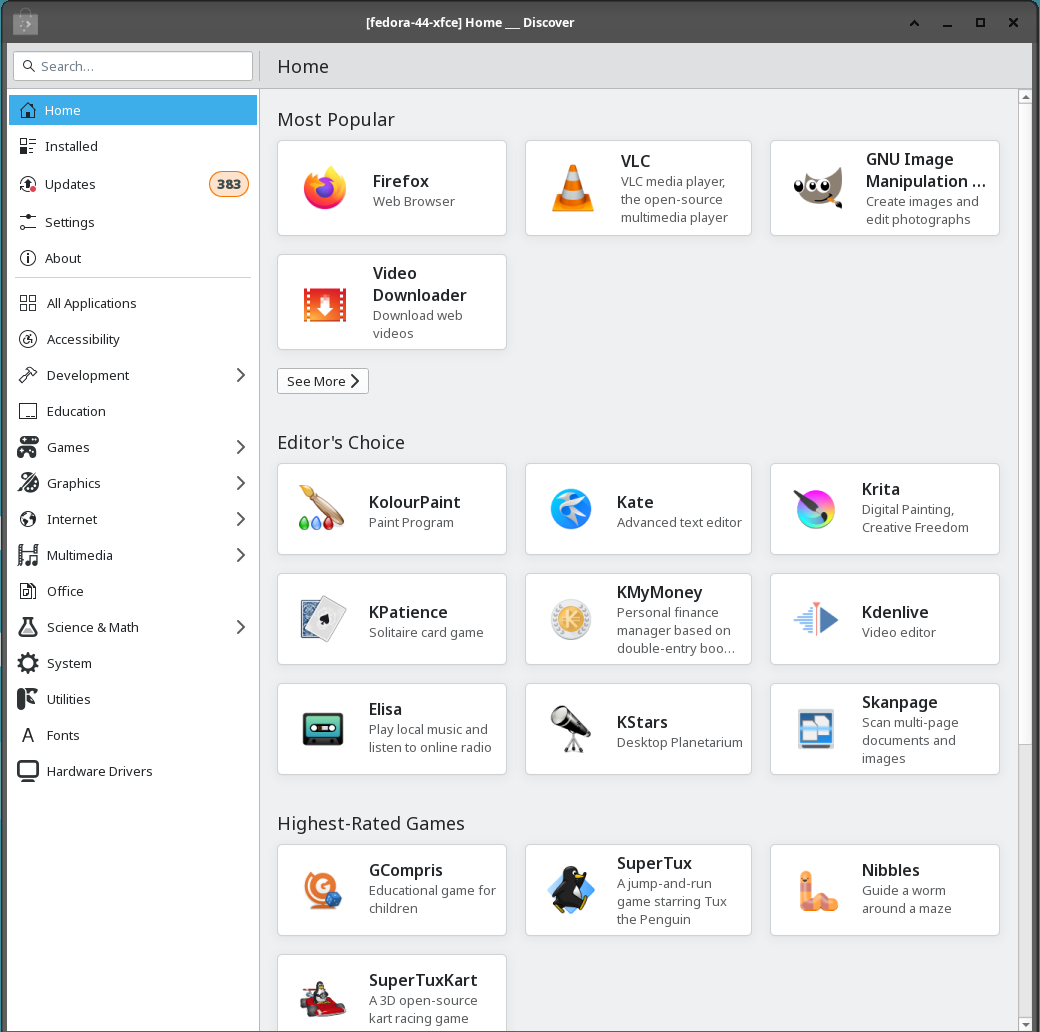KDE Discover